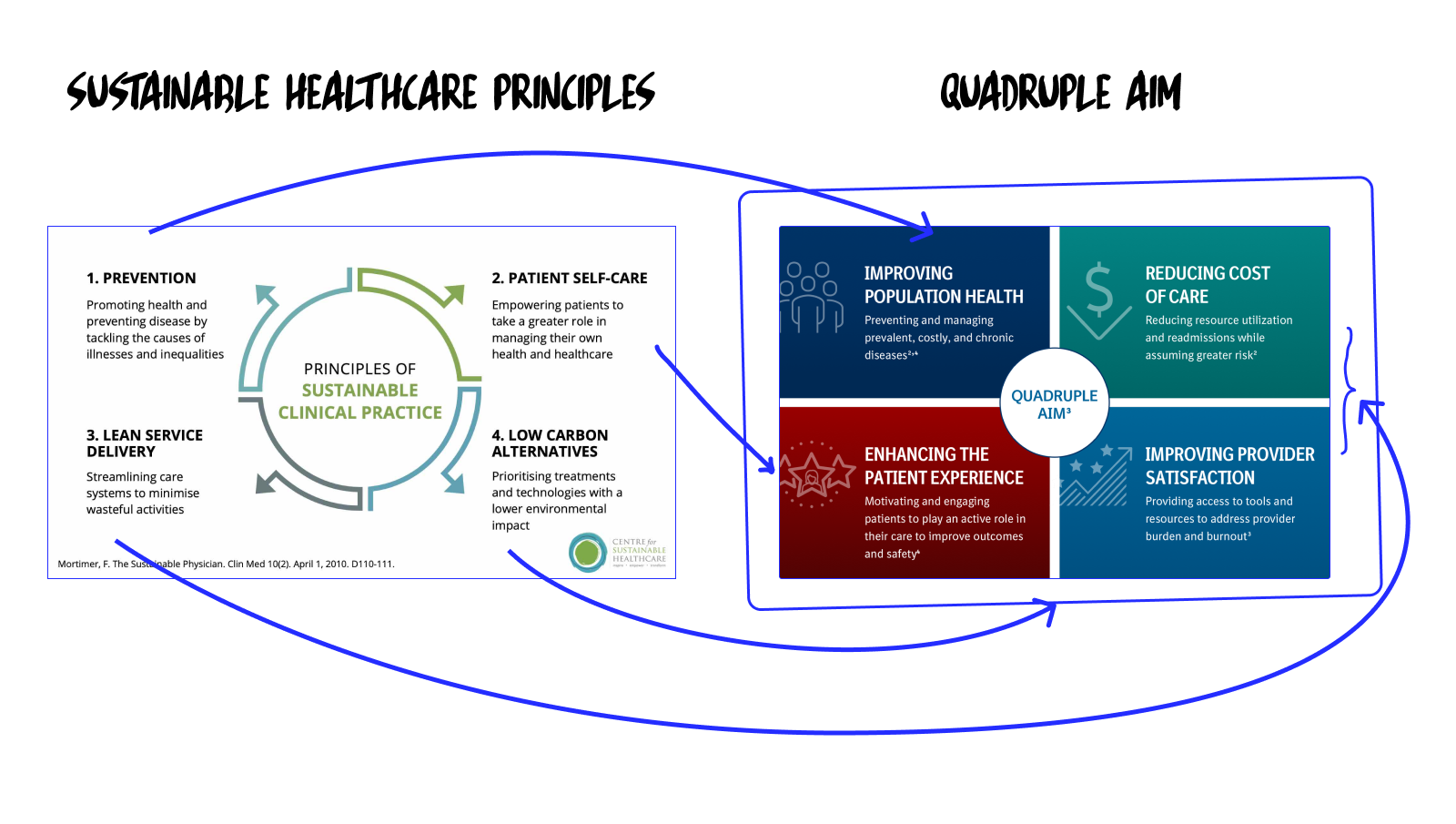 Mapping healthcare and sustainable goals